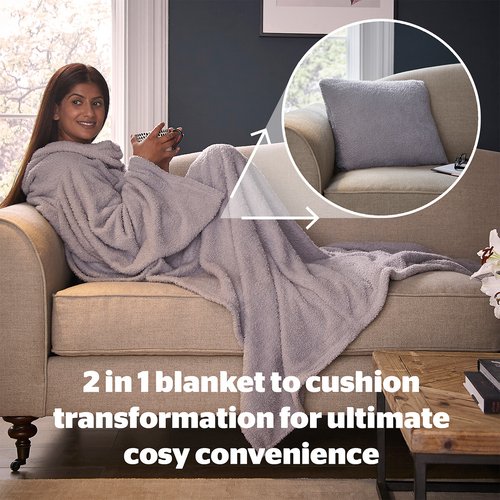 Silent night blanket with sleeves top