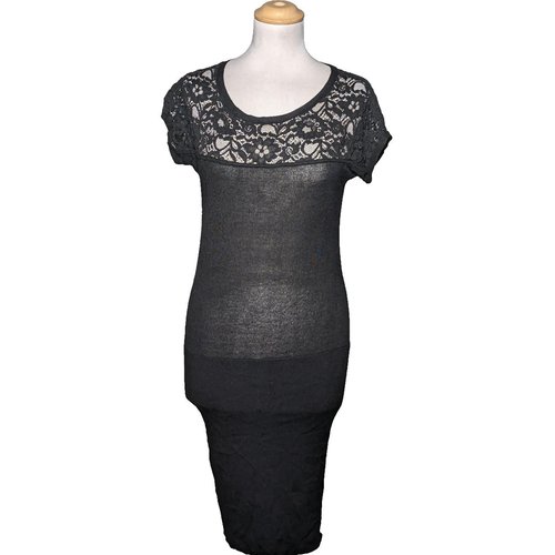Robe mi longue tres bon etat noir Kookai La Redoute