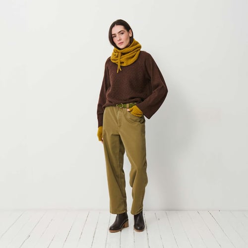 Pantalon Femme Marron Esprit EDC - Taille 36, Très Bon état