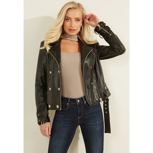Guess veste similicuir noir Guess La Redoute