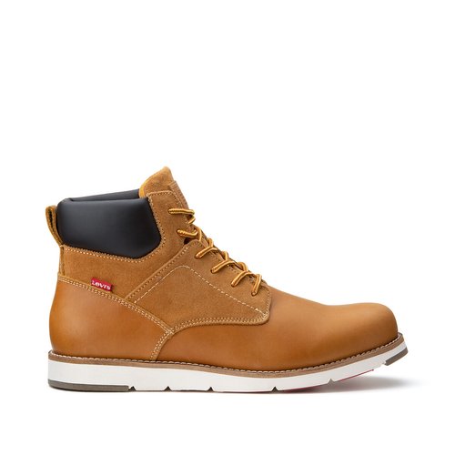 Jax plus ankle boots in leather suede honey Levi s La Redoute