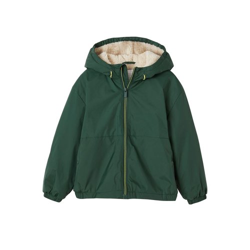 Coupe vent a capuche double sherpa Vertbaudet La Redoute