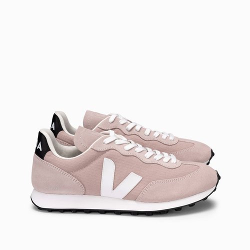 Baskets a lacets rio branco rose Veja La Redoute