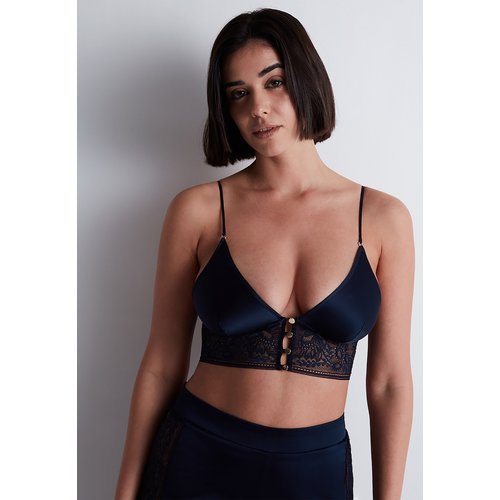Soutien gorge triangle midnight whisper bleu Aubade La Redoute