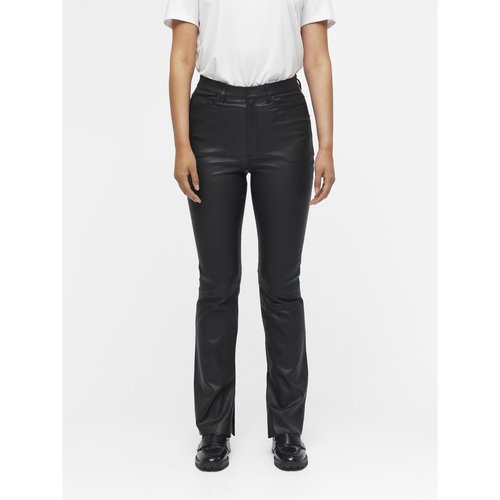 Pantalon en cuir noir black Object Collectors Item La Redoute