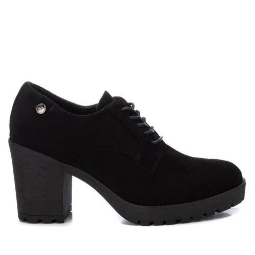 Chaussure oxford talon decontractee lacets noir Xti La Redoute