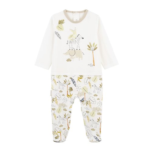 Pyjama bebe zagora ecru Petit Beguin La Redoute