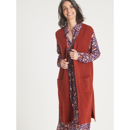 Gilet long sans manches rouille Daxon La Redoute