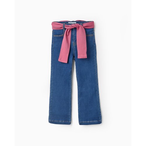 Pantalon évasé fleuri clearance