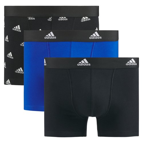 Lot de 3 boxers active 2 unis 1 imprime Adidas Performance La Redoute