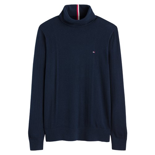 Pull col roule en coton pima et cachemire Tommy Hilfiger La Redoute