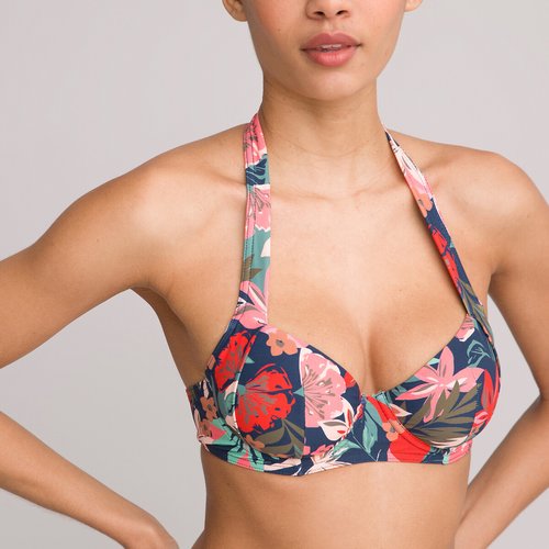 Haut de maillot de bain foulard imprime floral imprime floral La Redoute Collections La Redoute