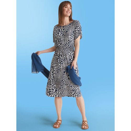 Robe maille fluide encolure bateau