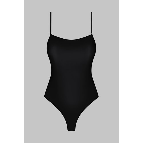 Body noir femme avec manches longue
