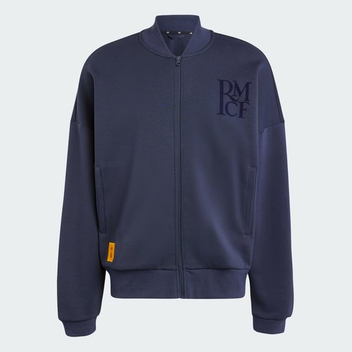 Veste de survetement maille double real madrid seasonal night navy Adidas Performance La Redoute