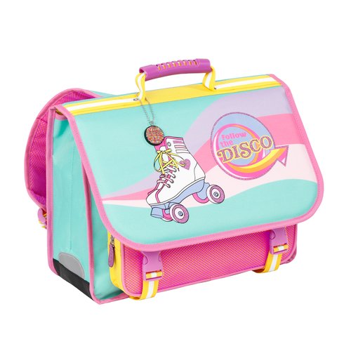 Cartable 38cm roller disco enfants 2 compartiments fermeture tuck multi couleur Viquel La Redoute