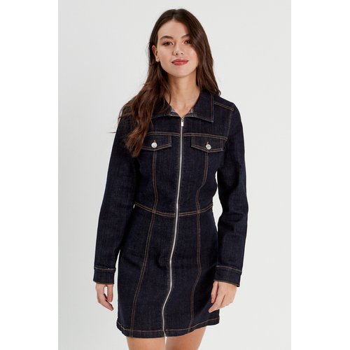 Robe en jean cache cache cheap
