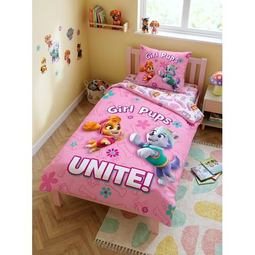 Pat Patrouille - Parure de lit enfant Ryder et la Paw Patrol - Housse de couette