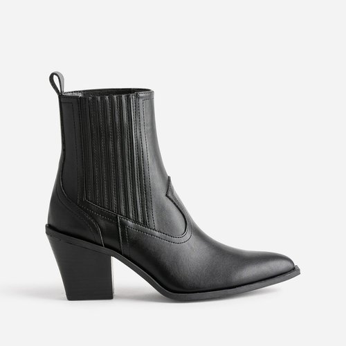 Boots a talon saima noir Texto La Redoute