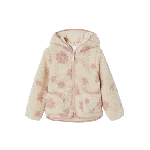 Veste Bouffante Bébé Fille 18-24 Mois - Rose Floral - Hiver Et Automne