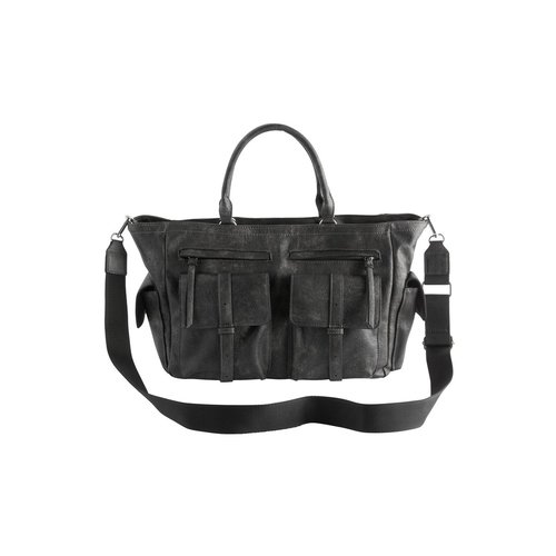 Sac a main style militaire coupe classique noir Next La Redoute