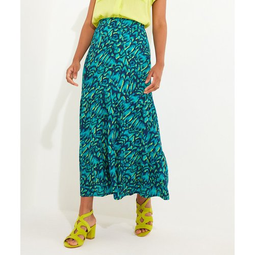 Jupe longue imprimee Joe Browns vert bleu La Redoute