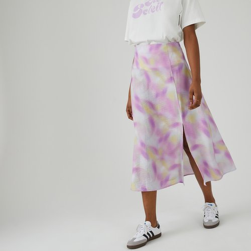 Jupe imprime tie and dye longueur midi La Redoute Collections imprime tie and dye La Redoute