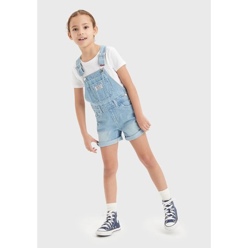 Salopette courte en jean