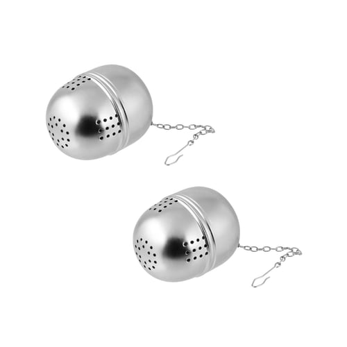 Lot De 5 Boules à Thé Acier Inoxydable - Infuseurs Thé En Vrac Avec Chaîne
