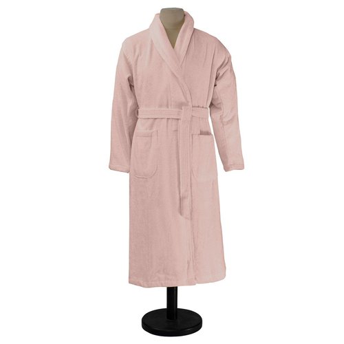 Peignoir de bain uni en coton aqua Essix La Redoute