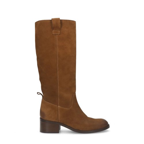 Bottes hautes cognac discount