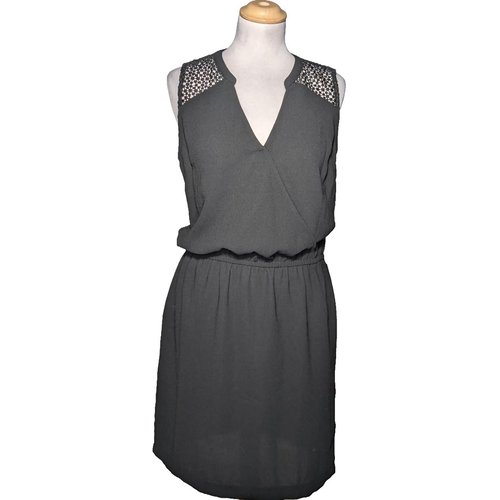 Robe longue noire camaieu 2025