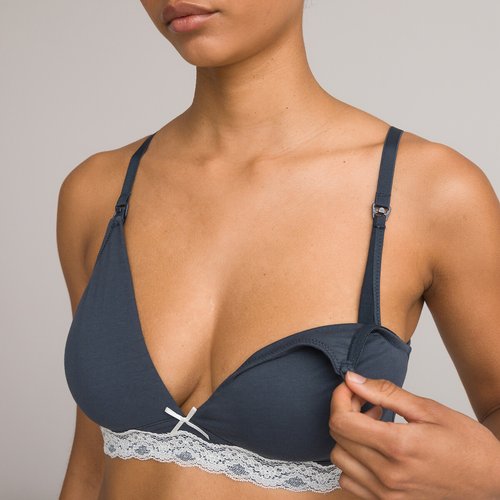 Soutien gorge de grossesse et allaitement en coton La Redoute Collections La Redoute