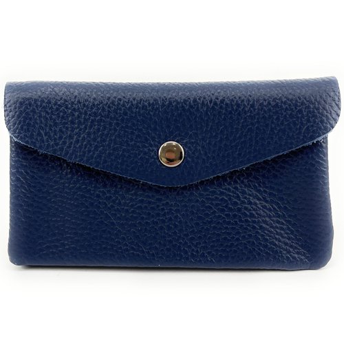 Pochette porte monnaie en cuir graine COMPO