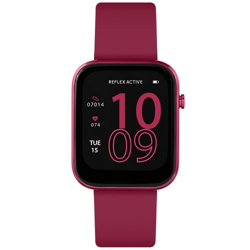 Series 12 berry smart watch dark pink Reflex Active La Redoute