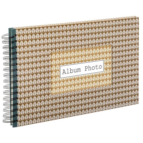 Album Photo Spirale Atmosphera Wild Romance – 500 Photos – Tissu Bohème, Style Romantique – Cadeau Souvenir