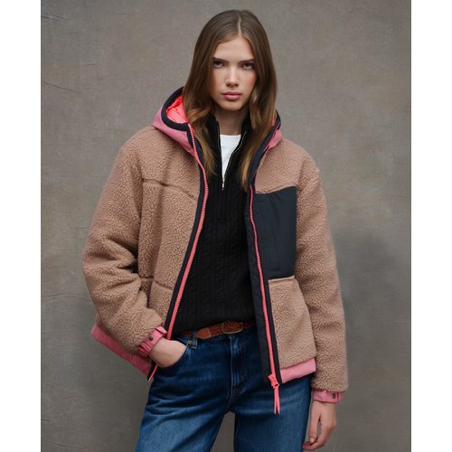 Superdry Veste Polaire Homme Vintage Rétro Zip Intégral – Couche Douillette Streetwear – Coupe Décontractée