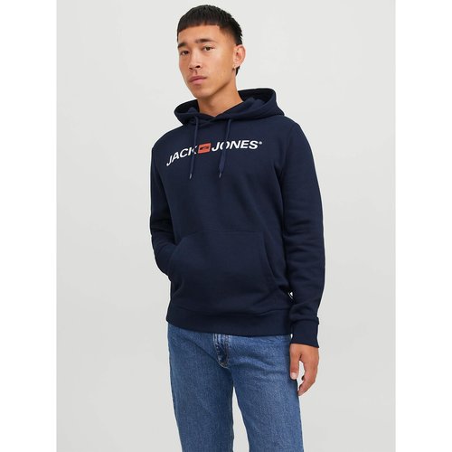 Jack and jones blue hoodie sales