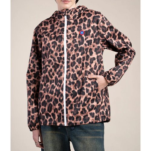 Giacca anti vento corta con cerniera passy fantasia leopardata Flotte La Redoute