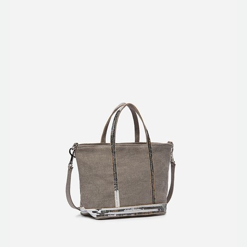 Sac cabas xs en lin et sequins Vanessa Bruno La Redoute