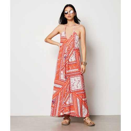 Robe longue a fines bretelles glory imp multicolore Etam La Redoute