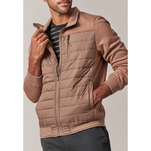 Doudoune bi matière homme hot sale
