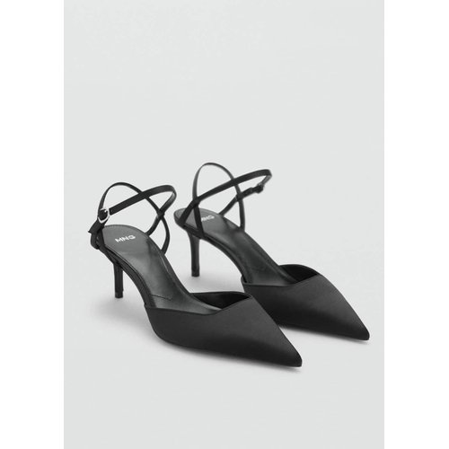 Chaussures talon lanieres noir Mango La Redoute