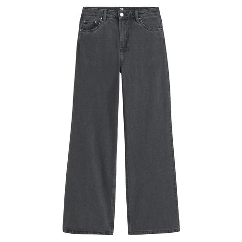 Jean large noir lave La Redoute Collections La Redoute