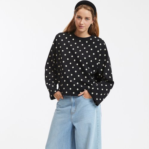 Polka dot sweatshirts outlet