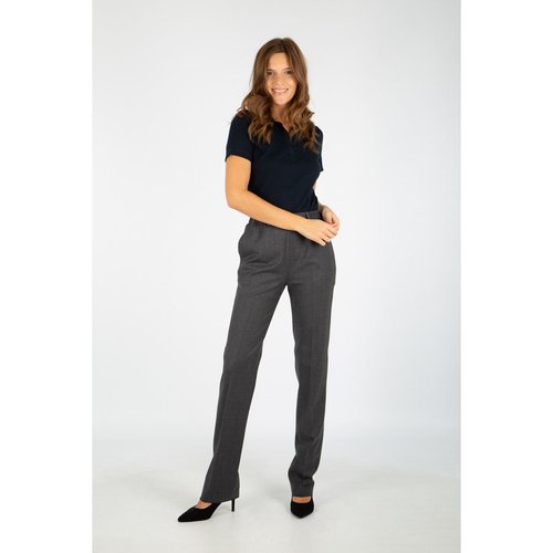 Pantalon tailleur extensible gribouille gris fonce 170 Karting La Redoute
