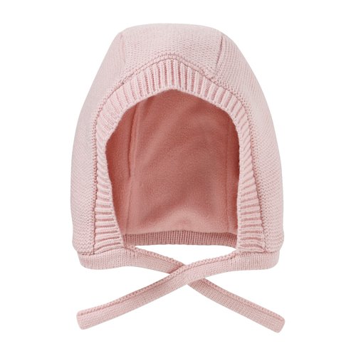 Bonnet esprit capuche rose poudre Vertbaudet La Redoute