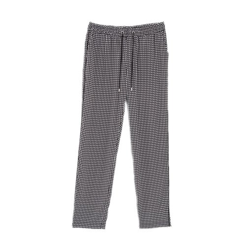 Pantalon en viscose imprime cravate noir Ikks La Redoute