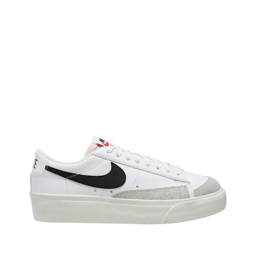 Baskets en cuir blanc Nike La Redoute