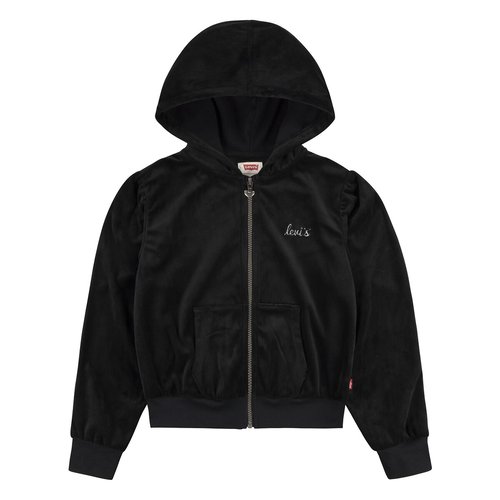 Sweat en velours a capuche noir Levi s Kids La Redoute